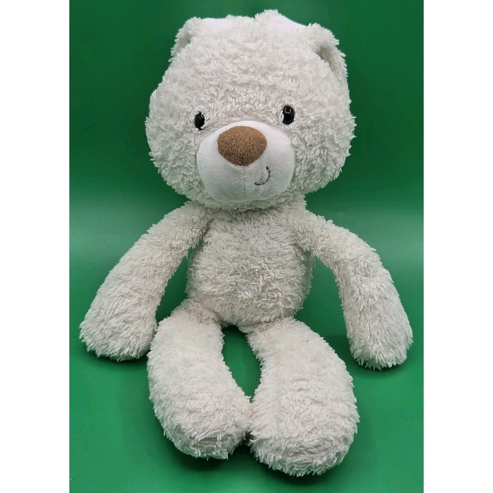 Fuzzy Bunny Gund 320508 Plush Bunny Rabbit Easter - White /w Brown Nose - 18"‎